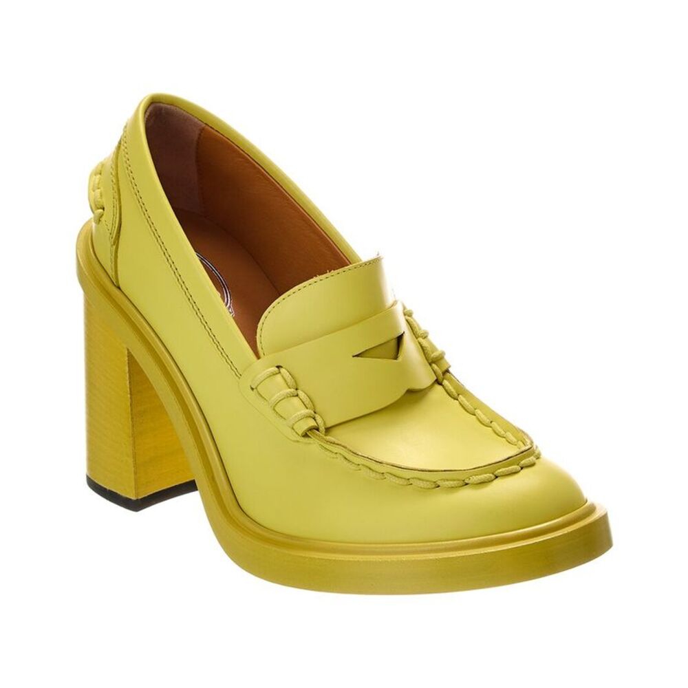 Tod’S Leather Pump, Yellow